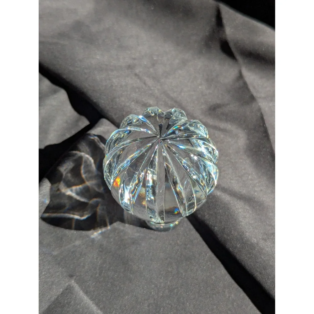 Vintage Crystal Decanter Stopper Clear Glass Replacement 3.5 Inch 17mm Base